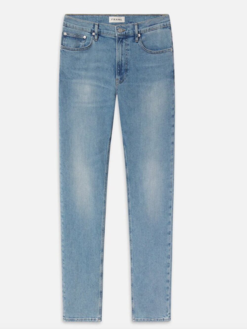 FRAME Le High Straight Light Wash Jeans - Size 26